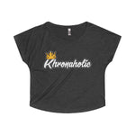 Khronaholic "CannaCrown" Collection Women's Tri-Blend Dolman Shirt