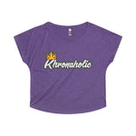 Khronaholic "CannaCrown" Collection Women's Tri-Blend Dolman Shirt